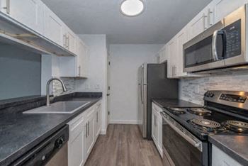 Renovated Kitchen at Hilltop Apartments, Cincinnati